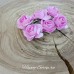 Роза 1,5 см (6 шт) розовый